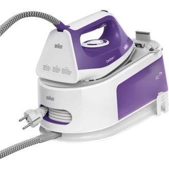 Braun Carestyle1 IS1014VI, Ferro Generatore Di Vapore, Carica Continua, Termostato Regolabile, Tanica 1,5L, autospegnimento, Sistema Sicurezza, Viola