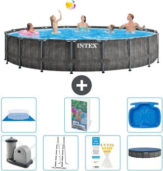 Intex Piscina Prism Frame Redonda - 549x122 Cm - 8-piezas S662