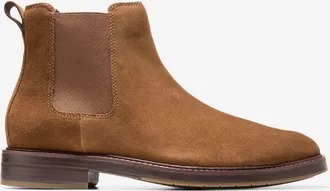 Cole Haan Mens Judson Grand Water Resistant Chelsea Boots - Brown Size 10.5 Water-Resistant