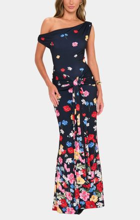 Show me your Mumu Womens Winona Wrap Maxi Dress In Falling Floral