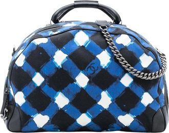 Chanel Pre-owned Printed Fabric Travel Bag - Dames - Vintage Weekendtas - Veelkleurig - ONE Size - Vintage