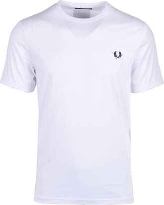 Fred Perry Heren Fred Perry Ringer T-shirt in Wit