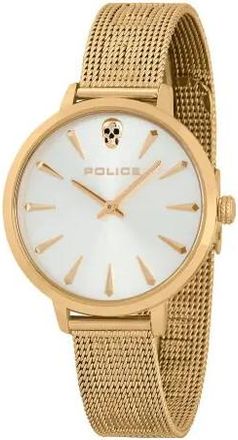 Police Dameshorloge Kwarts Roze Goud