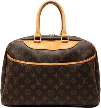 Louis Vuitton Pre-owned Handbags, female, Brown, Size: ONE SIZE Pre-owned Vintage Fabric Handbag