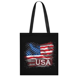 Generic U.s. Flag Womens Tote Casual Shopping Bag Lightweight Shoulder Bags Hobos Handbag for Work Travel Daily 35x40cm