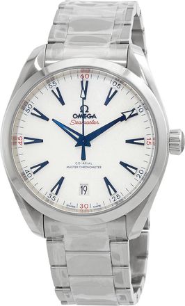 Omega Pre-owned Omega Seamaster Automatic Chronometer White Dial Mens Watch 522.10.41.21.04.001