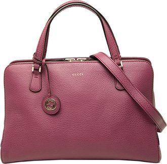 Gucci Pre-owned Gucci Dollar Calfskin Lady Satchel Ladies CKUTO12HVE8C71VK