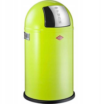 WESCO Pushboy Junior Cubo De Basura Verde Lima Acero
