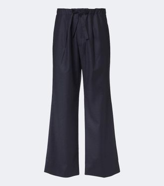 St&ograve;ffa St&ograve;ffa Wool and cashmere wide-leg pants