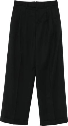 BRIGLIA 1949 Pantalones Anchos - Trousers - Mujer - Negro - 2XS