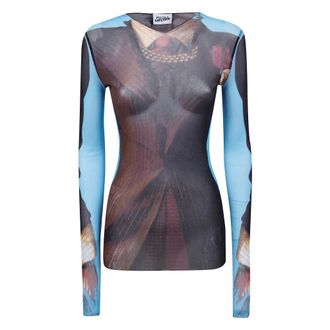 Jean Paul Gaultier Mujer, Camisetas, Multicolor, Talla: S