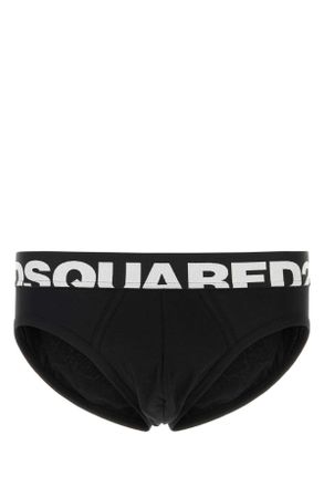Dsquared2 Black Stretch Cotton Brief