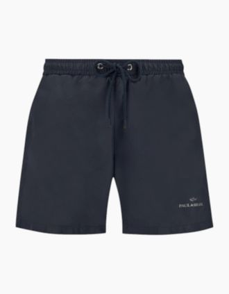 Paul & Shark Mens Paul & Shark Reflective Logo Swim Shorts 013 Navy - Black - Size: 35/34/32