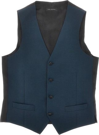 Lubiam Wool and mohair tailored vest Man 46
