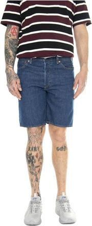 Levi's 501 Original Shorts - Heren - Denim shorts - Blauw - W28 - Denim - Korte Broeken