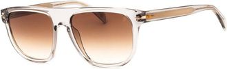 David Beckham Sunglasses Square Full Rim, Black Havana Frame And Green Mirror Lens Db7111/s0Wr7Mt