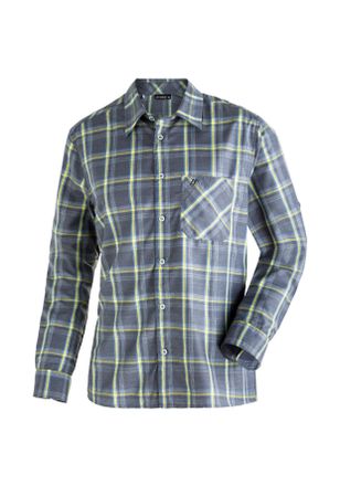 Maier Sports Funktionshemd MAIER SPORTS Claas, Herren, Gr. 60, Normalgr&ouml;ssen, hellblau, 85% Polyester, 15% Viscose, Hemden Funktionshemd, Herren Hemd, langarm Karo