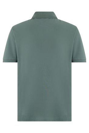 HUGO BOSS Cotton Blend Polo - Green