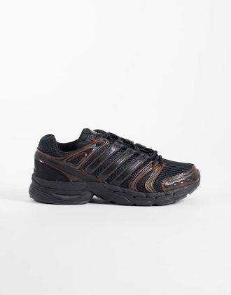 adidas Originals Adistar Control 5 - Sneakers nere con stampa tartarugata-Nero