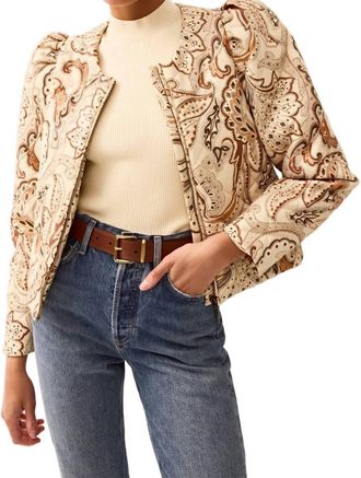 Marie Oliver Faison Zip Up Jacket In Solace