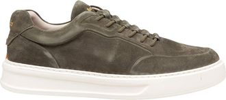 Barracuda Phoenix Suede Sneakers In Military Green