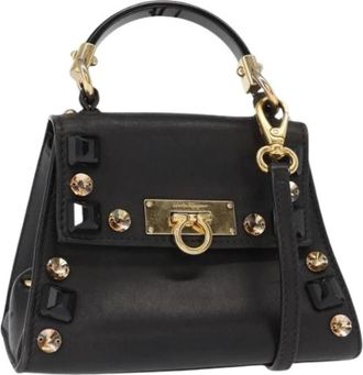 Ferragamo Pre-owned Mini Bags, female, Black, Size: ONE SIZE Pre-owned Mini Bag