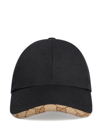 Gucci Black GG Logo Baseball Hat