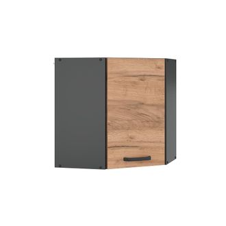 Vicco Armario Colgante De Esquina R-line, Roble Dorado, 57 Cm Vicco