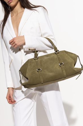 Alexander McQueen Farringdon Medium Handheld Bag, Womens, Green