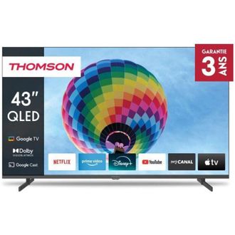 Thomson 43QG4S14 - tv qled 43 (109 cm) - 4K 3840x2160 - hdr 10 - Google tv - 2xHDMI 2.1 + 2xHDMI 2.0 - Thomson