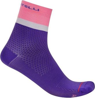 Castelli Tonal Logo 12 Sock Velosocken f&uuml;r Damen | lila