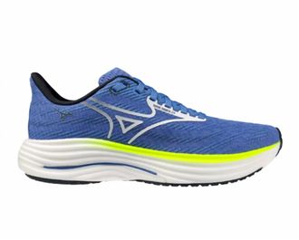 Mizuno Womens Wave Rider 29 Running Shoes In Ultramarine White