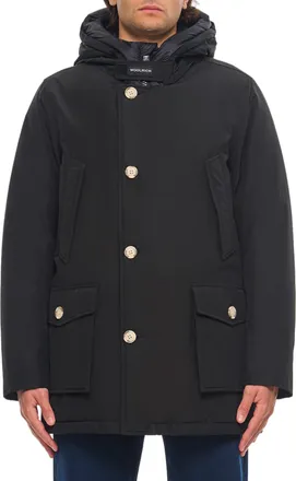 Woolrich Arctic Parka With Protective Hood And Functional Pockets