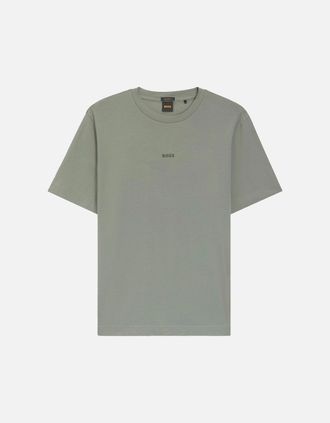 HUGO BOSS Mens Boss TChup T-Shirt - Grey - Size: 44