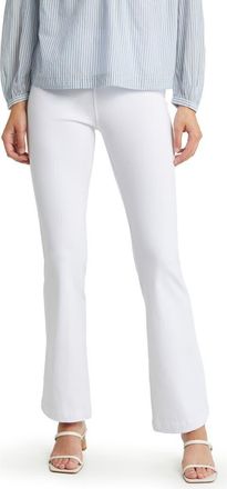 Lyssé ntials High Waist Bootcut Pants in White at Nordstrom, Size X-Small