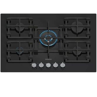 SIEMENS Placa De Gas De 75 Cm Con 5 Quemadores, 11700 W, Negra - Er7a6rh40 - Siemens