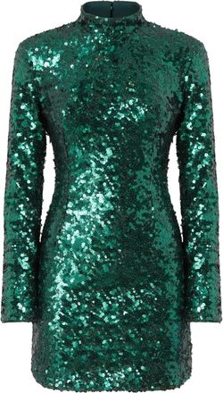 Pinko Abito corto con paillettes - Verde