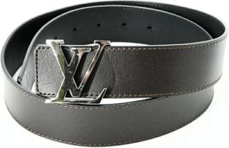 Louis Vuitton Pre-owned Belts, male, Black, Size: ONE SIZE Pre-owned Vintage Belt