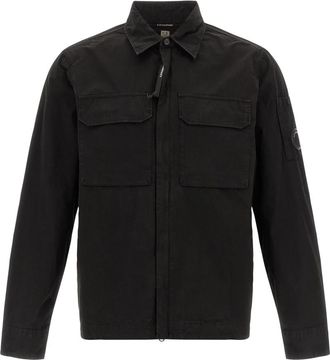 C.P. Company Shirts - Heren - Casual Overhemden - Zwart - L - Overhemden