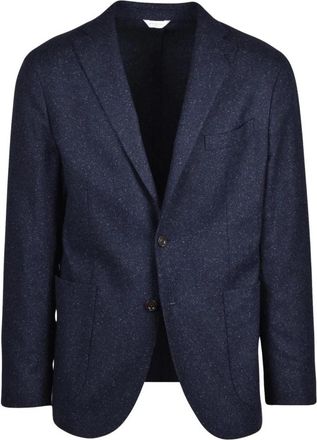 Boglioli Giacca Stondata - Heren - Blazers - Blauw - L - Wol - Jassen