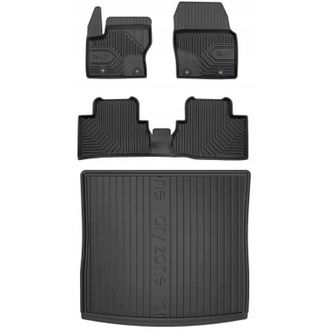OEM Set 77 Alfombrillas Y Tapete Ford Grand C-max 2 2010-2019 7 Plazas