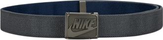 Nike Unisex Reversible Textured Stretch Web Belt in Grey | 18102-081