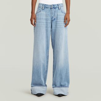 G-Star Roxx Wide Jeans - Lichtblauw - Dames