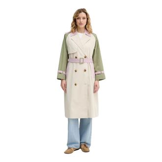 Benetton Dames, Mantels, Beige, Maat: L Viscose