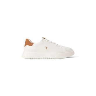 Polo Ralph Lauren Sneaker in Pelle Heritage Court II - - Shoes - Uomo - Bianco - 45 EU