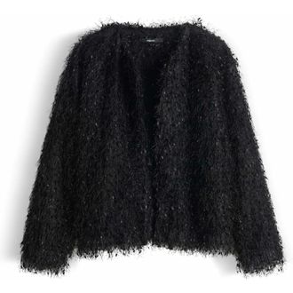 someday Ufeather Vest - Dames - Truien - Zwart - Maat: S Zijde