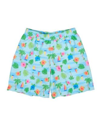 Florence Eiseman Tropical Print Swim Trunk in Multi at Nordstrom, Size 12M