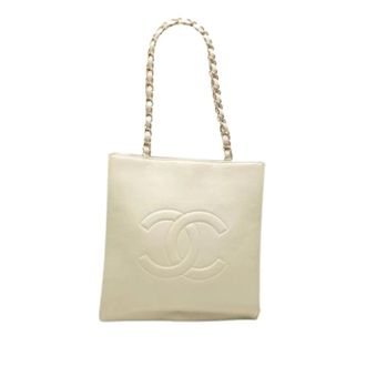 Chanel Bolso Tote Vintage Pre-owned - Pre-owned - Mujer - Blanco - ONE SIZE