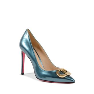 Dee Ocleppo Womens Logo Fairy Pump Emerald Petrol - Green Leather (archived) - Size UK 6