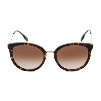 Burberry BE4289D300213 Round Tortoiseshell Sunglasses - Brown